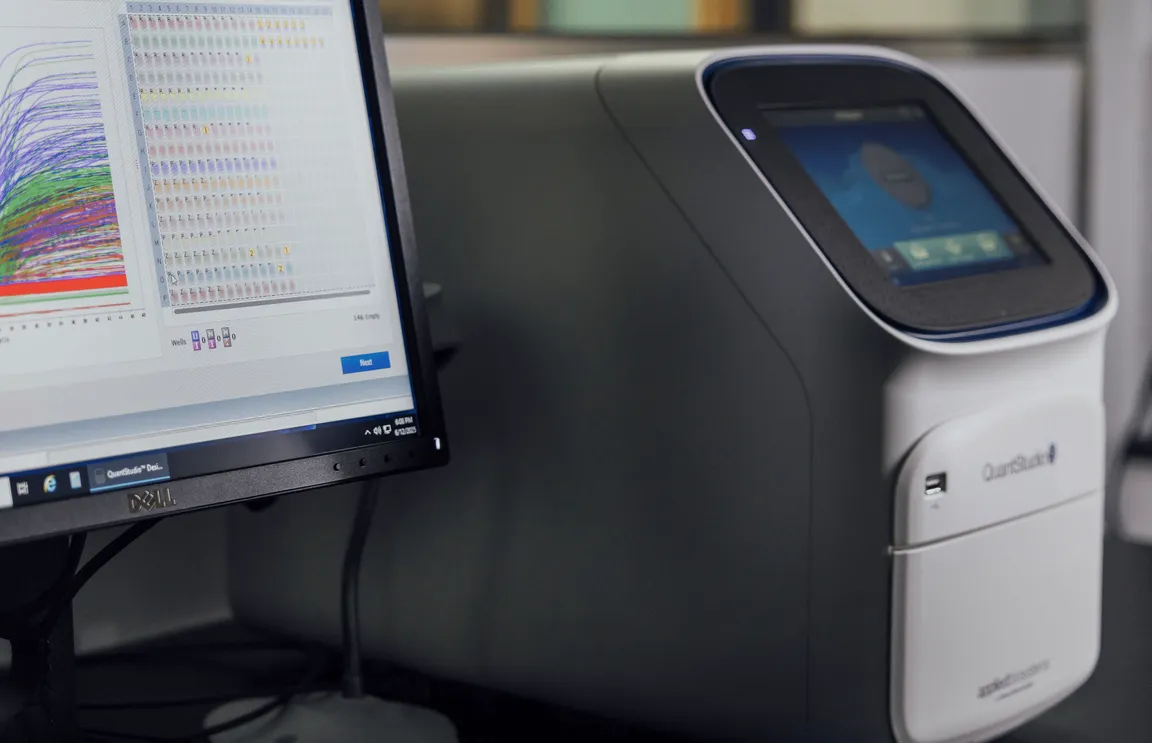 The qPCR system on Dash Bio's automated platform.
