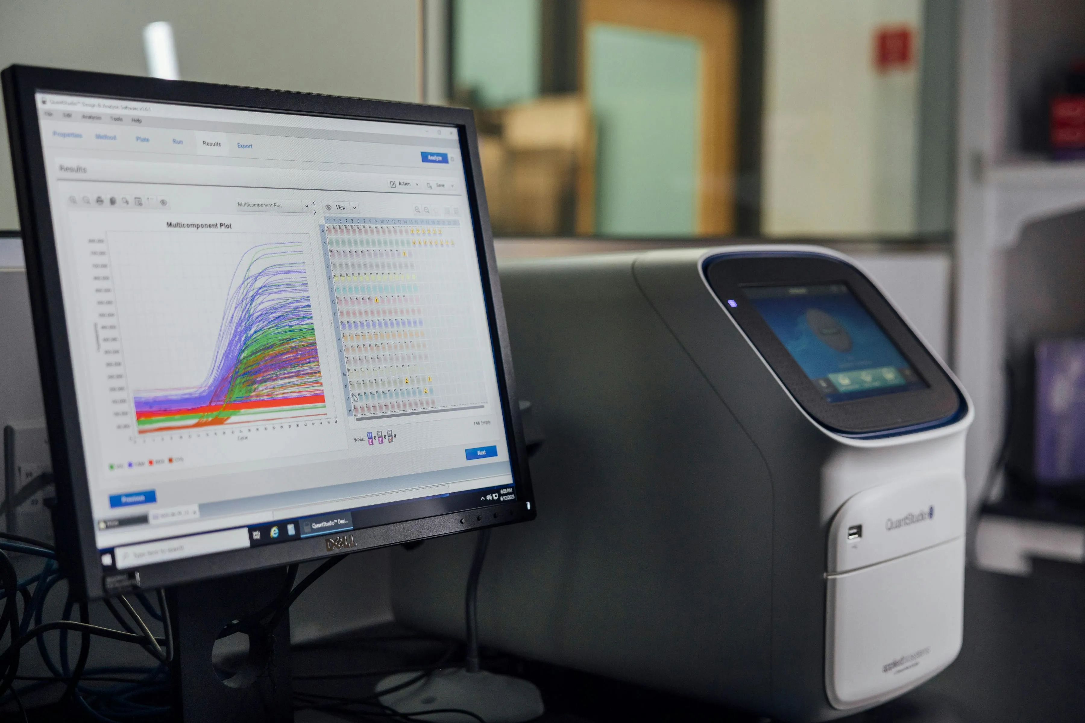 The qPCR system on Dash Bio's automated platform